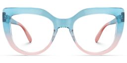 Snead Cateye Blue Glasses0