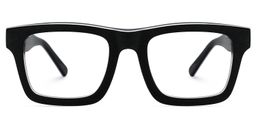 Riley Dark-Gray Rectangle Glasses2