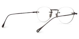 Guevara Round Brown Glasses3