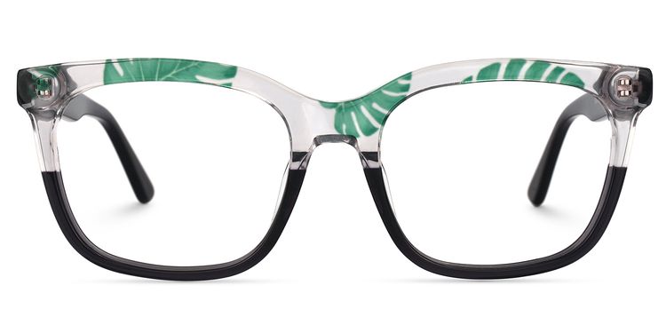 Kriss Square Black Glasses