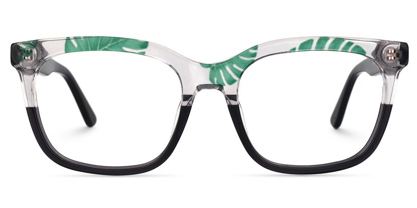 Kriss Square Black Glasses