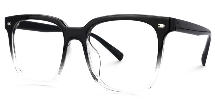 Myriam Square Black Glasses
