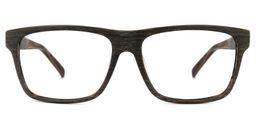 Mendez Rectangle Black Glasses0