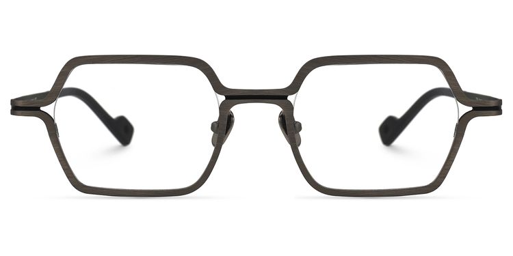 Katleend Square Gray Glasses