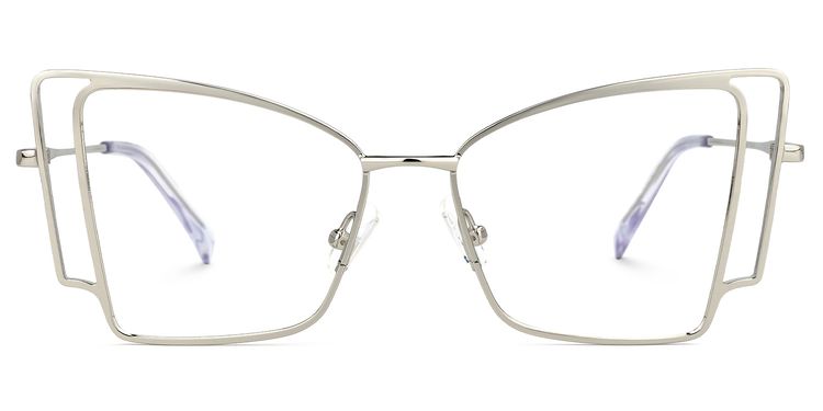 Tapacia Geometric Silver Glasses