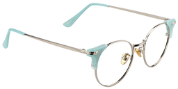 Sandra Round Green Glasses 3