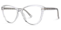 Muldrow Cateye Clear Glasses1