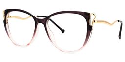Gisela Cateye Purple Glasses1