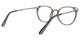 Tameya Cateye Gray Glasses3