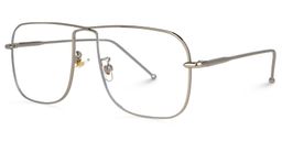 Jacqlyn Square Silver Glasses1