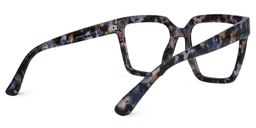 Coleman Square Blue-Floral Glasses3