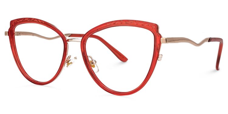 Arceiba Cateye Red Glasses