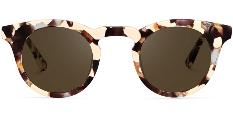 Round Light Tortoise Glasses13