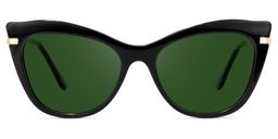 Indira Cat Eye Black Glasses12