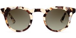 Abigail Round Light Tortoise Glasses8