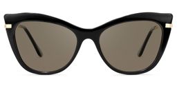 Indira Cat Eye Black Glasses6