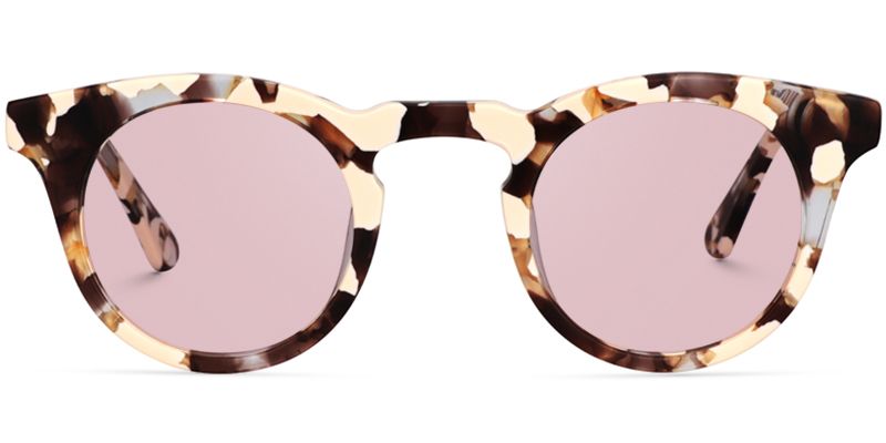 Round Light Tortoise Glasses7