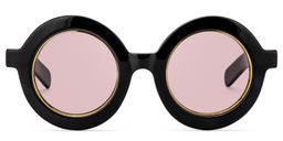 Calhoun Round Black Glasses11