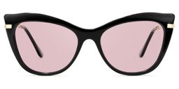 Indira Cat Eye Black Glasses8