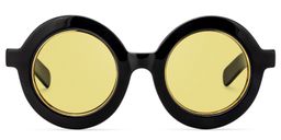 Calhoun Round Black Glasses7