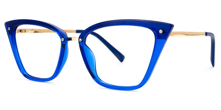 Dionne Cateye Blue Glasses