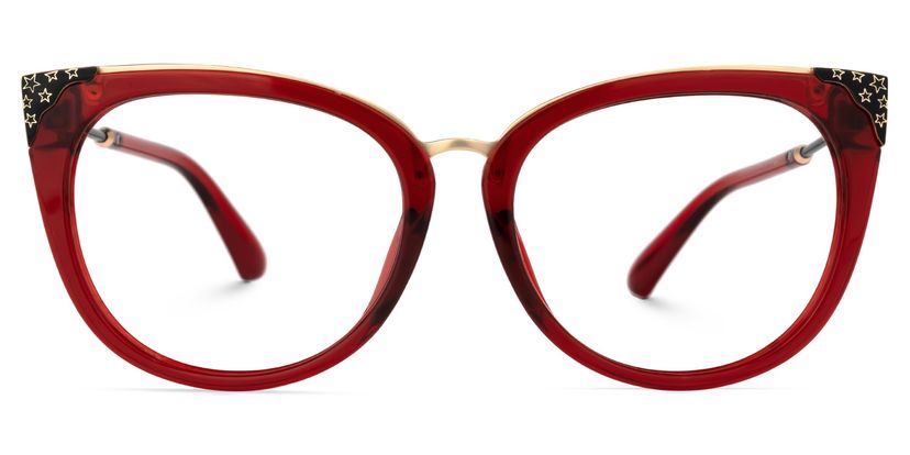 Dalton Cateye Red Glasses