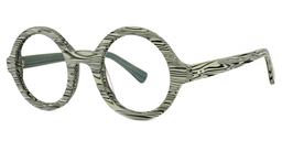 Bares Round Green Glasses1