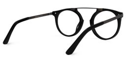 Buggie Round Black Glasses3
