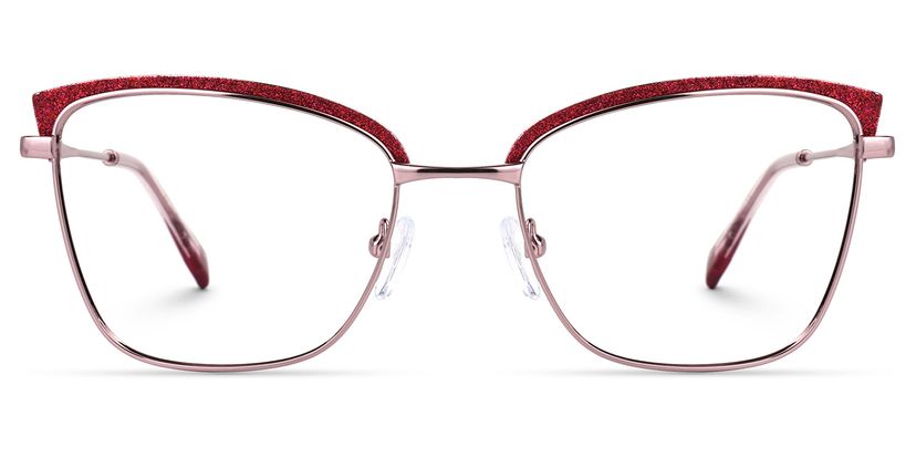Myra Cateye Red Glasses
