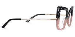 Natalin Square Pink Glasses2