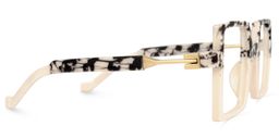 Sherni Square White Glasses2