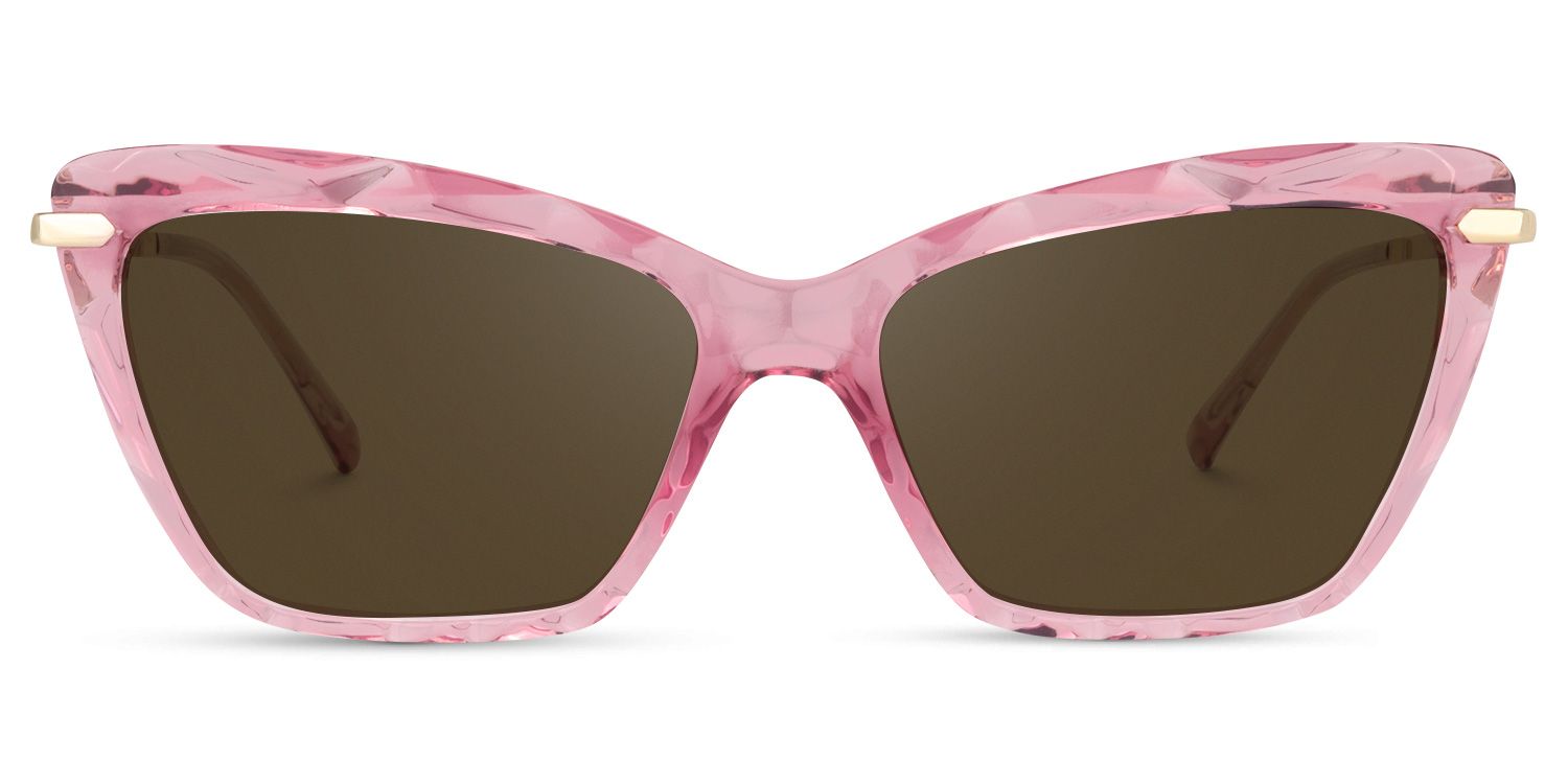 Cateye Pink Glasses | Zeelool Eyewear Online8