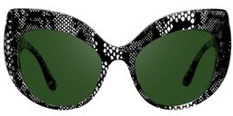 Kait Cat-eye Black Glasses9