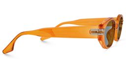 Shalanza Geometric Orange Sunglasses2