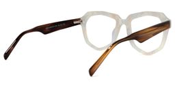 Fondren Geometric White Glasses3