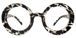 Franca Dark-Tortoise Round Glasses0