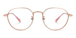Vasquez Geometric Rose-Gold Glasses0