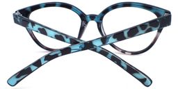 Audrey Hepburn Blue-Tortoise Cat Eyeglasses5