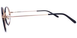  Paris Hilton Round Black Eyeglasses4