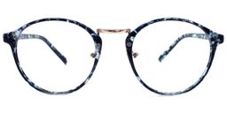 Dinah Manoff Round Blue/Black Glasses0