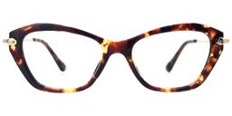  Mary Cat Eye Tortoise Glasses0