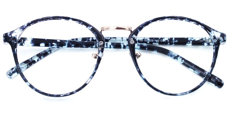 Dinah Round Floral Glasses11