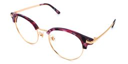 Montgomery Purple Floral Handmade Glasses3