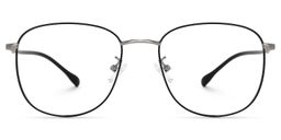 Navedo Square Black-Silver Glasses0