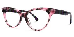 Lyndon Cateye Pink-Floral Glasses1