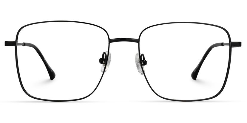 Earlene Square Black Glasses