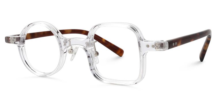 Render Asymmetric Clear Glasses