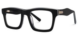 Riley Dark-Gray Rectangle Glasses4