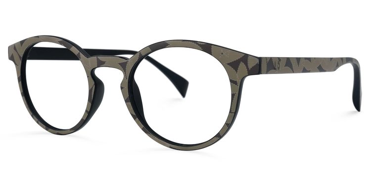 Street-Artist Round Artichoke Glasses