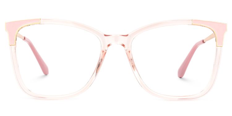 Rokea Square Pink Glasses